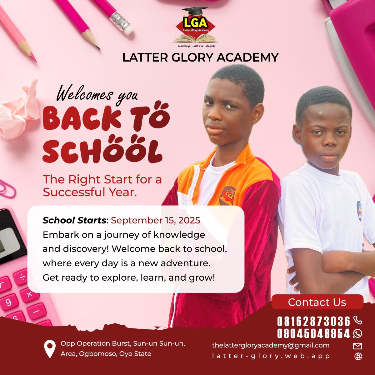 Resumption Party - New academic session celebration